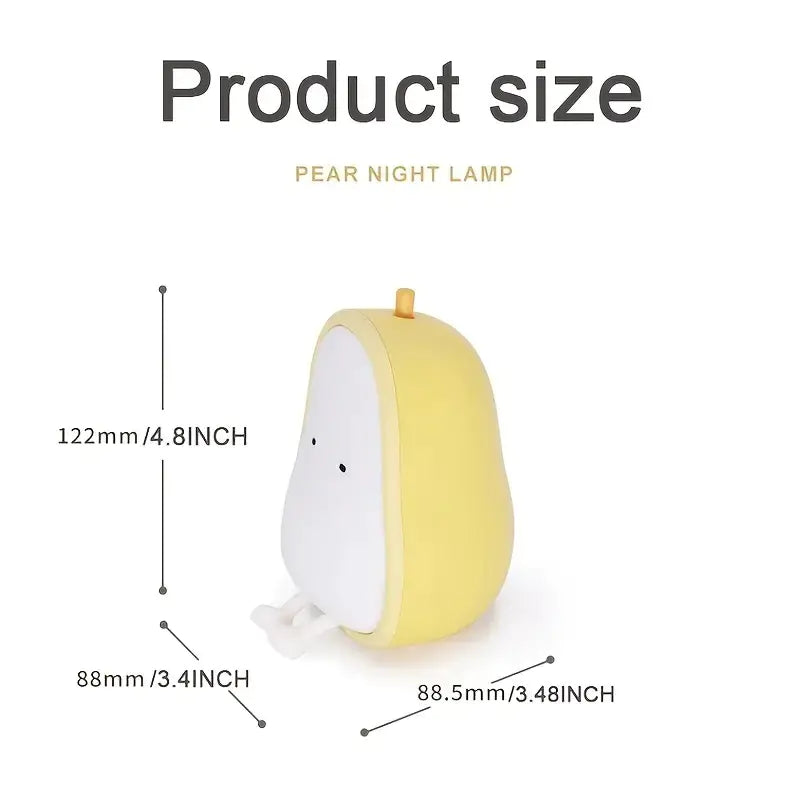 Duck Pear USB Rechargeable Stepless Dimming Night Light