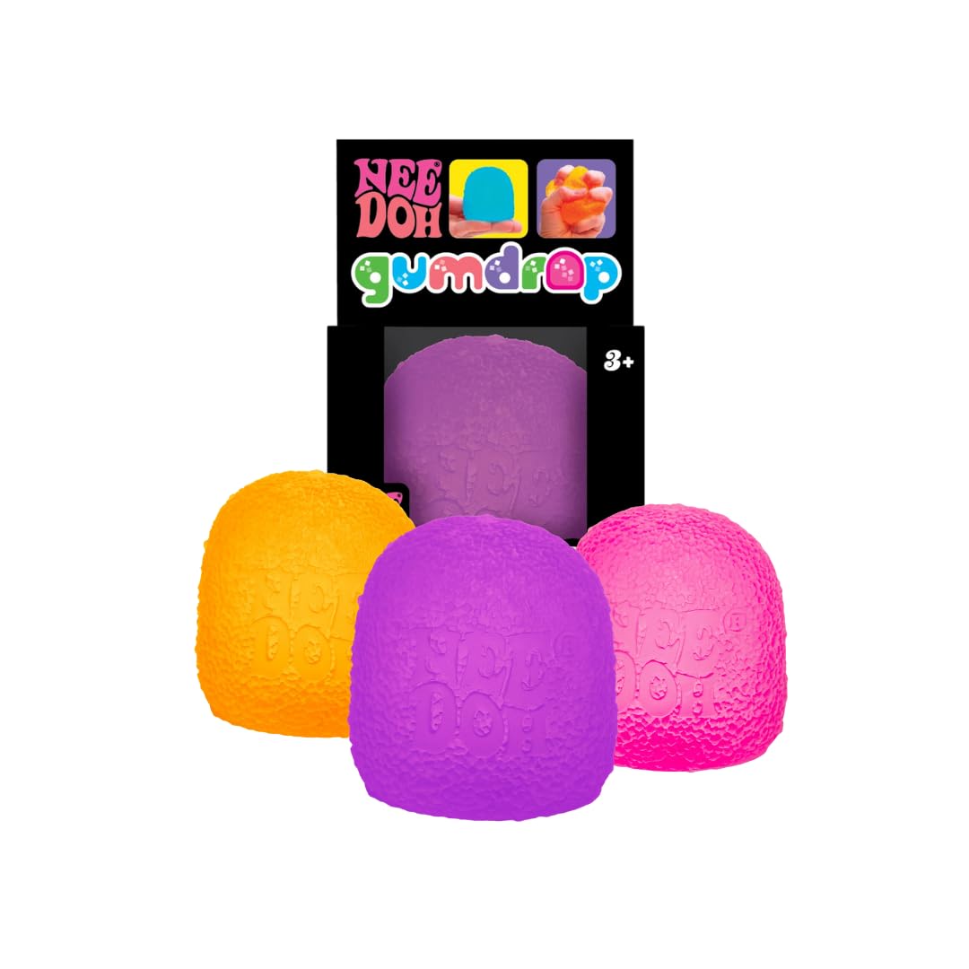 NeeDoh Squishy Gumdrop Fidget Pack - 3 Colors