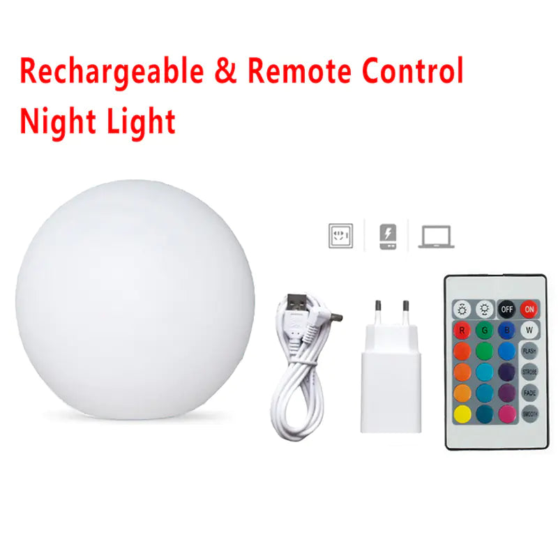 Colorful LED Garden Glowing Ball Lights for Outdoors